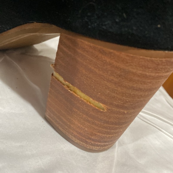 Toms Lace-Up Ankle Boots Black Size 11 - Picture 7 of 9